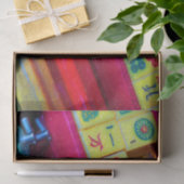 アンティークMah Jonggの一定のティッシュペーパー 薄葉紙 (ギフト)