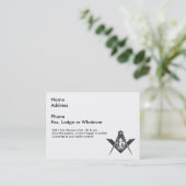 アンティークS&C 名刺 (スタンド正面)