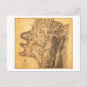 アンティータムの戦い - 南北戦争パノラマ地図6 ポストカード (正面)