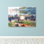 アンティータムの戦い Thure de Thulstrup 1887年 修復 キャンバスプリント (インサイチュ (ウッドフロア))