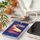 アンティーブのヴィンテージPosterEurope キーホルダー (正面右)