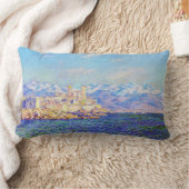 アンティーブの午後の効果、涼しい1888年のクロード・モネ ランバークッション (ブランケット)