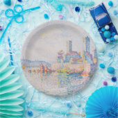 アンティーブの塔（Paul Signac著） ペーパープレート (パーティー)