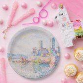 アンティーブの塔（Paul Signac著） ペーパープレート (パーティー)