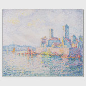 アンティーブの塔(Paul Signac著) ラッピングペーパー (フラット)