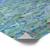 アンティーブアフタヌーンエフェクト – クロード・モネ ポスター (角)