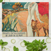 アンティーブ 〜 コート・ダジュール キッチンタオル (折り畳み)