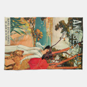 アンティーブ 〜 コート・ダジュール キッチンタオル (横)