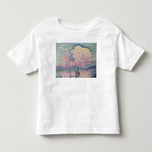 アンティーブ、ピンクのCloud 1916年 トドラーTシャツ (正面)