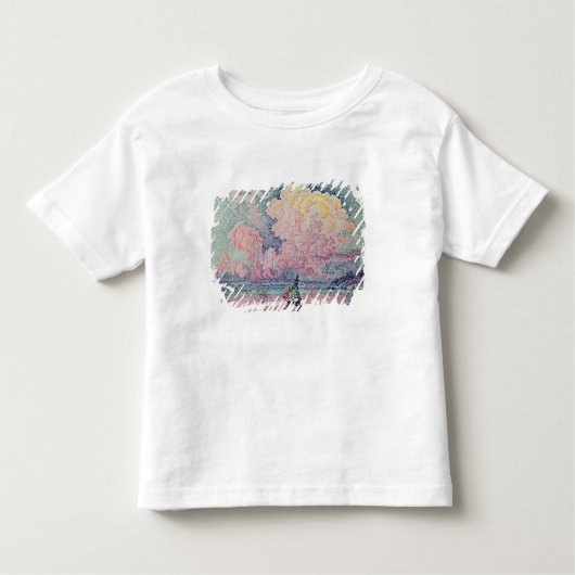アンティーブ、ピンクのCloud 1916年 トドラーTシャツ (正面)