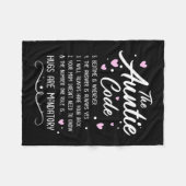 『アンティ・コード』 フリースブランケット (正面(横))