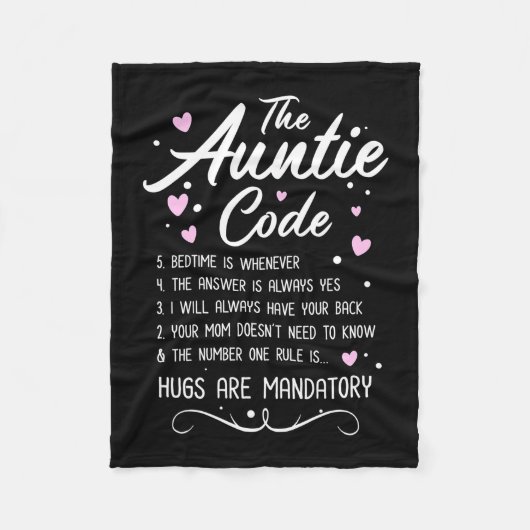 『アンティ・コード』 フリースブランケット (正面)