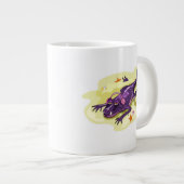 アンテオサウルスのヘッドフォンで日光浴。 ジャンボコーヒーマグカップ (正面右)