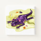 アンテオサウルスのヘッドフォンで日光浴。 ノートブック (裏面)