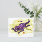 アンテオサウルスのヘッドフォンで日光浴。 ポストカード (スタンド正面)