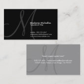 アンテナのイニシャル 名刺 (正面/裏面)