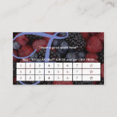 アンテナの最初のフルーツ立場のクーポン ロイヤリティカード (裏面)