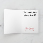 アンテナ熱狂するハムラジオハウスクリスマスカード シーズンカード (内部)