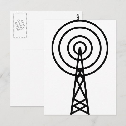 アンテナ空中標識 ポストカード (正面/裏面)