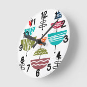 アンテナ ラウンド壁時計 (傾斜)