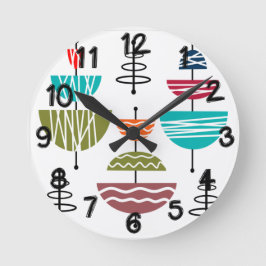 アンテナ ラウンド壁時計