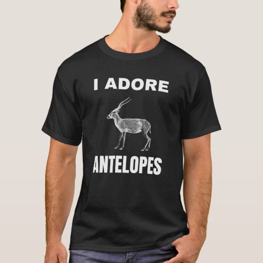 アンテロープを崇拝する Tシャツ (正面)