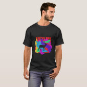 アンテロープアニマルモサイクパズル Tシャツ (正面フル)