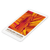 アンテロープキャニオンアリゾナトラベルアートヴィンテージ マグネット (左側)