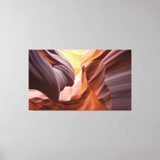 アンテロープキャニオンアリゾナ統一された州キャンバス印刷 キャンバスプリント (正面)