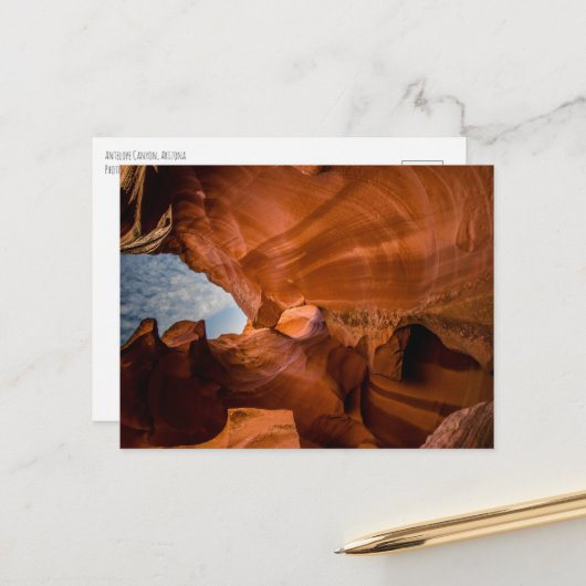 アンテロープキャニオンアリゾナ ポストカード (正面/裏面インサイチュ)