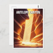 アンテロープキャニオンナバホネイションサミナリー ポストカード (正面/裏面)