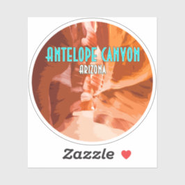 アンテロープキャニオンページアリゾナヴィンテージ シール