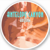 アンテロープキャニオンページアリゾナヴィンテージ シール (正面)