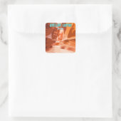 アンテロープキャニオンページアリゾナヴィンテージ スクエアシール (バッグ)