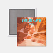 アンテロープキャニオンページアリゾナヴィンテージ マグネット (正面/裏面)