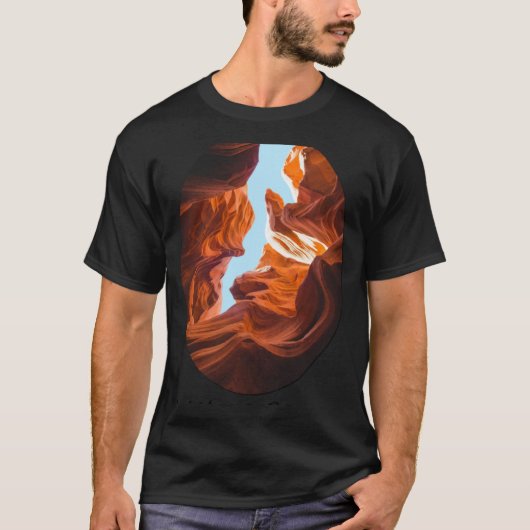 アンテロープキャニオン自然ビュー Tシャツ (正面)
