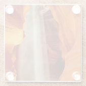 アンテロープキャニオン ガラスコースター (裏面)