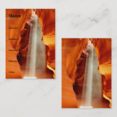 アンテロープキャニオン 名刺 (正面/裏面)