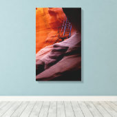 アンテロープキャンバスのラダー13-21 キャンバスプリント (インサイチュ (ウッドフロア))