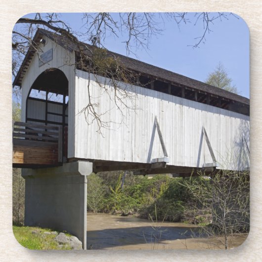 アンテロープクリークの屋根付き橋 (1922年建設) コースター (正面)