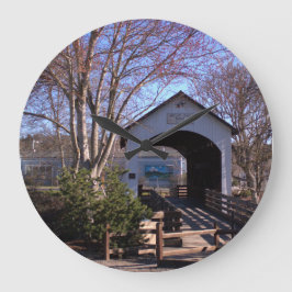 アンテロープクリーブリッジイーグルポイント、オレゴン ラージ壁時計