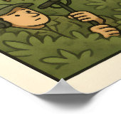 アンテロープ不安漫画-自然ドキュメンタリーユーモア ポスター (角)