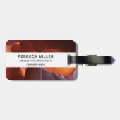 アンテロープ峡谷スロットフォーメーション ラゲッジタグ (裏面横)