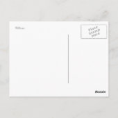 アンテロープ渓谷のシェイプ ポストカード (裏面)