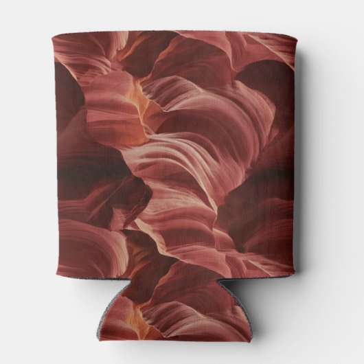 アンテロープ渓谷の抽象的な旋回パターン 缶クーラー (裏面)