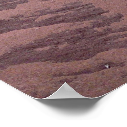 アンテロープ渓谷の水彫り岩 ポスター (角)