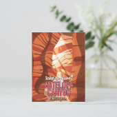 アンテロープ渓谷アリゾナ旅行ポスター ポストカード (スタンド正面)