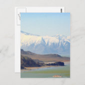 アンテロープ素晴らし島の塩湖 ポストカード (正面/裏面)