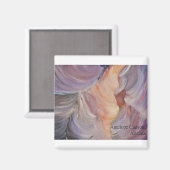 アンテロープ絵を描峡谷の油 マグネット (正面/裏面)