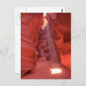 アンテロープ・コークスクリューのキャニオン、アリゾナ州 ポストカード (正面/裏面)